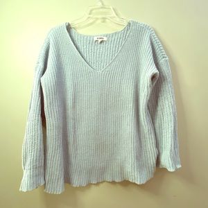 Blue vneck sweater